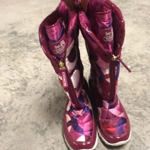 Coach winter boots
